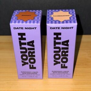 Youthforia Sunkissed Liquid Skin Enhancer - Bronzey and Illuminating BUNDLE